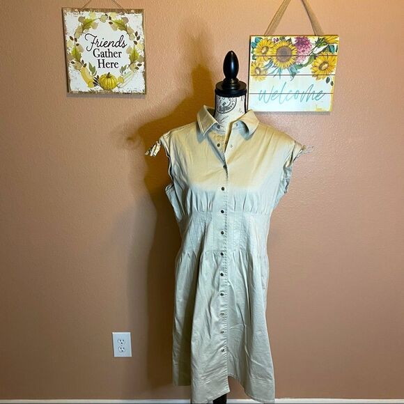 Calvin Klein beige dress - Picture 1 of 9